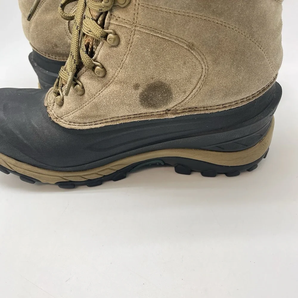 The North Face Chilkat III Snow Boots Mens 9 Insulated Waterproof Brown NF0A39V6